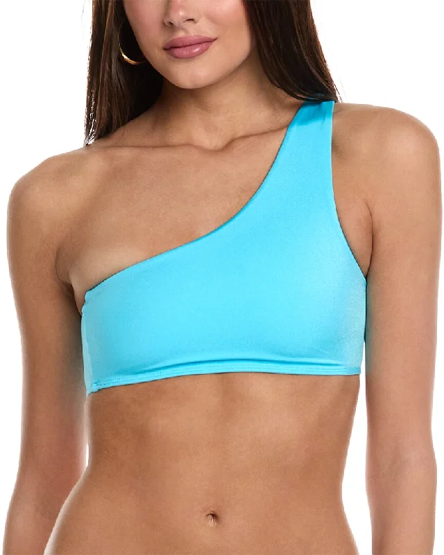 Women's Holiday Attire Frankies Bikinis Barb Shine Bikini Top