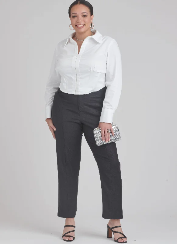 Casual Chic Clothing For Women Simplicity Top & Trousers S9855