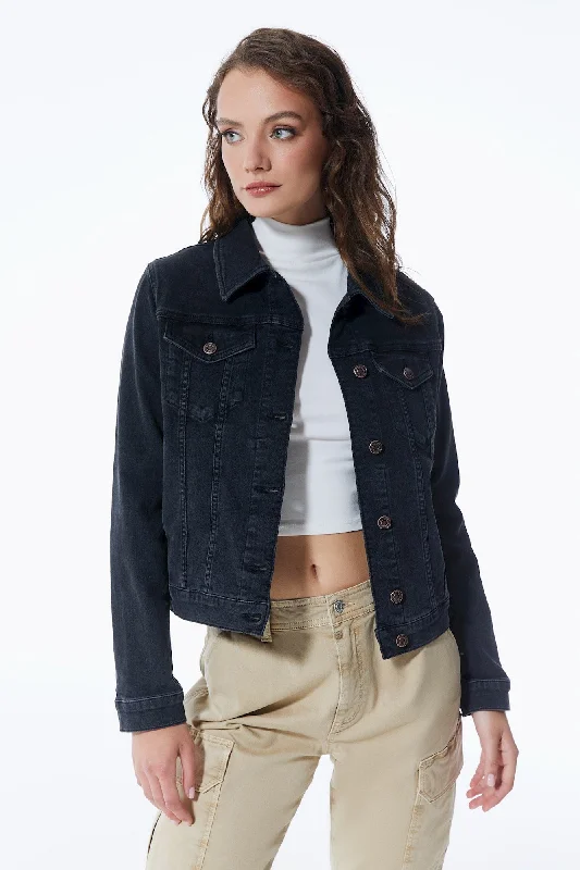 Versatile Women's Clothing for All Occasions Katy Long Sleeve Western Jacket Black VT Versatile Women's Clothing for All Occasions Katy Long Sleeve Western Jacket Black VT