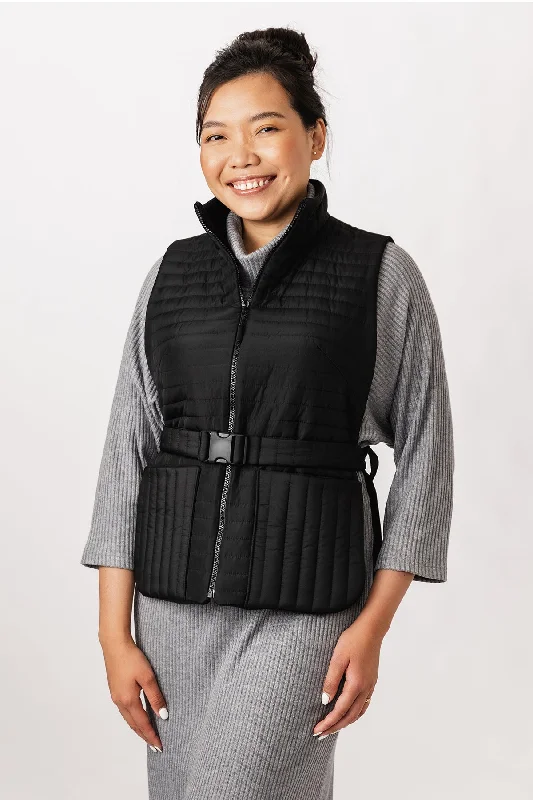 Women's Seasonal Wardrobe Clothing Named Saana Puffer Vest