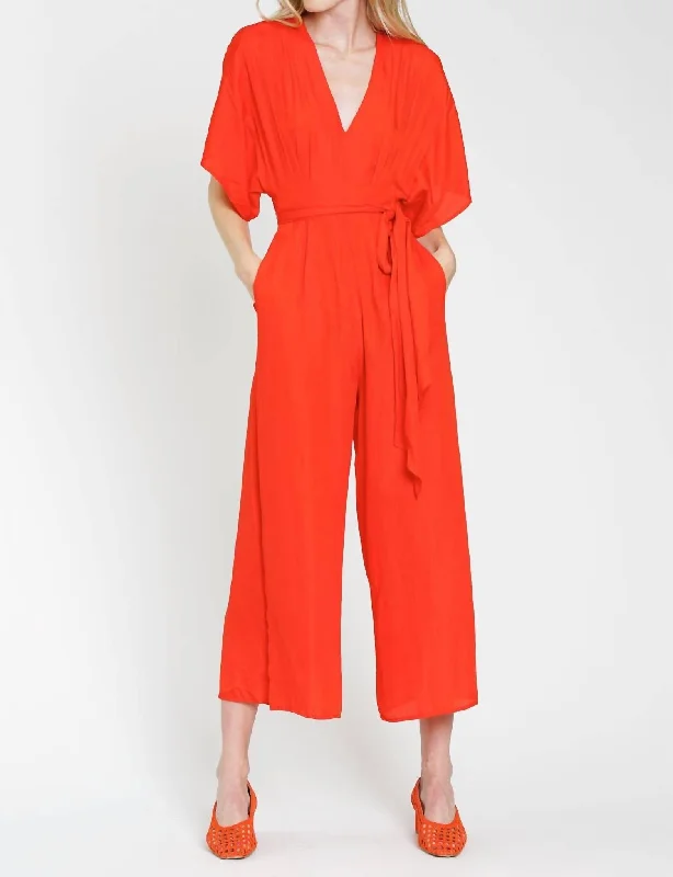 Catania Jumpsuit In Rojo