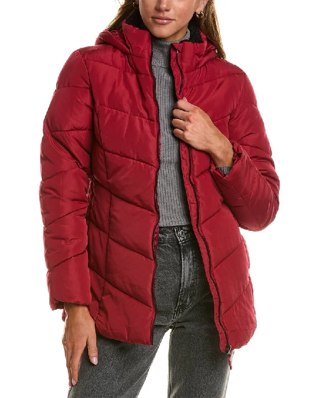 Early Bird Offer Big Chill Chevron Quilted Puffer Jacket