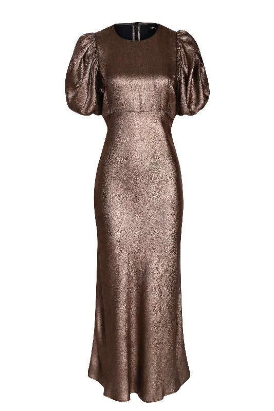 Contemporary Elegance Husk Adina dress - Bronze