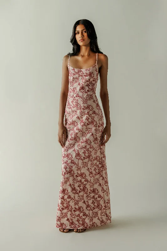 Trendy Street Style Elva Dress - Coral