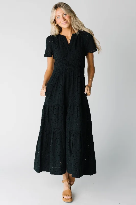Women Wear Brands Citrus-Shae Dress - Black Eyelet