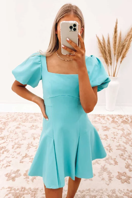 Cheap Women's Clothing Online Cloud Nine Dress Aquamarine