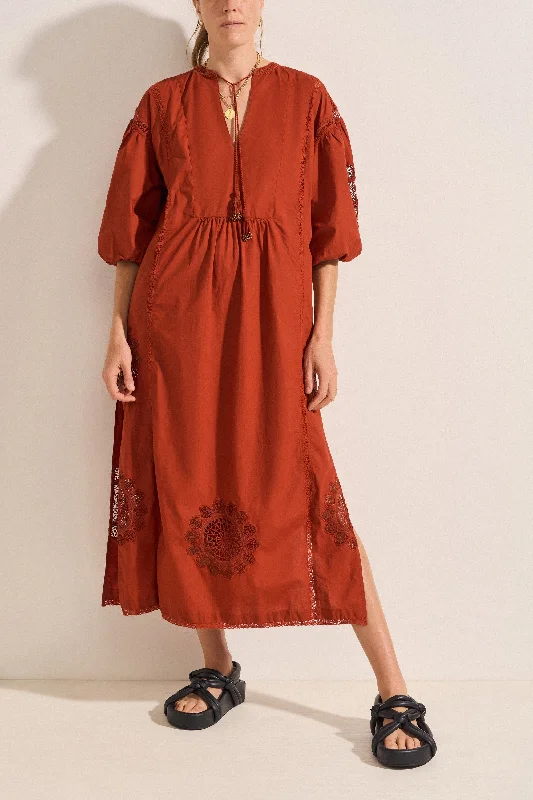 Comfort Meets Fashion Circe Picante Poplin Dress