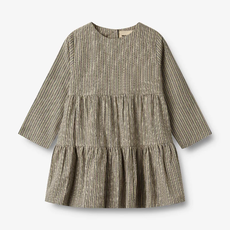 Dress In Style With Our Special Clothing Promotions Dress L/S Sophie - blue green stripe