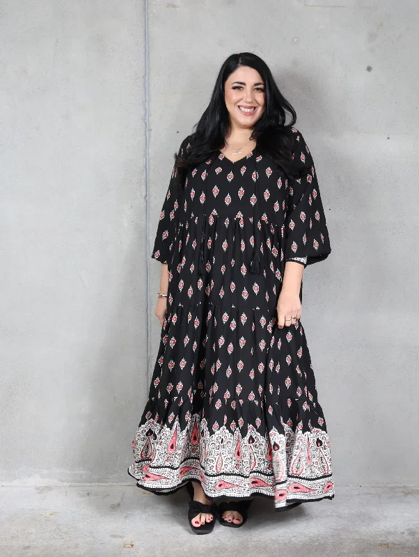 Women's Clothing For Special Occasions Florence Dress Long Sleeve  -  Taj