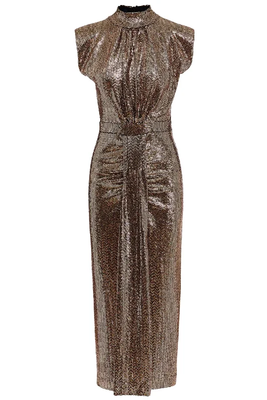 Limited Stock, Big Sale Essentiel Antwerp Gonnak Dress - Gold