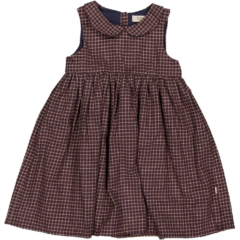 Flash Deals For A Limited Time Dress Eila - midnight blue check