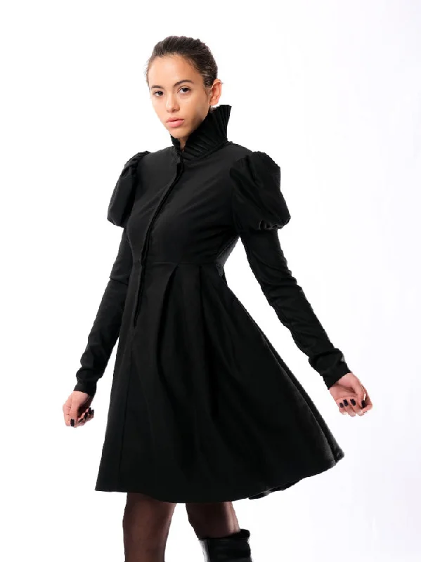 Exclusive Sale Victoria's Cotton Dress Short - Black