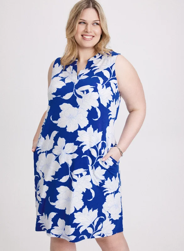 Women's Clothes Floral Print Day Dress