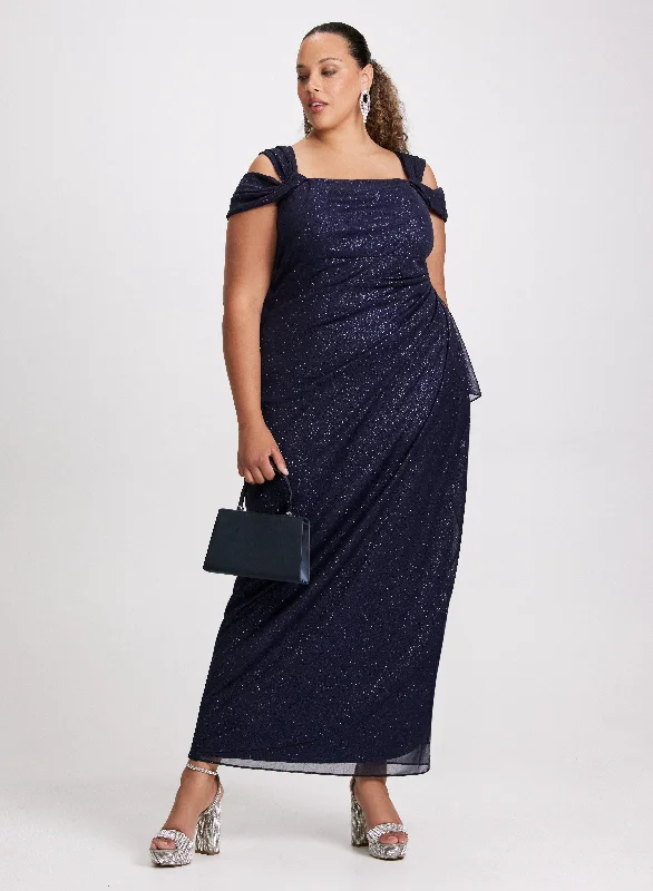Limited Stock, Big Sale Cold Shoulder Empire Waist Dress