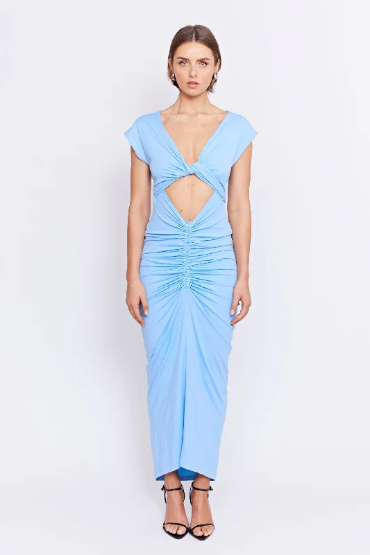 Contemporary Elegance RAMOS DRESS | LIGHT BLUE