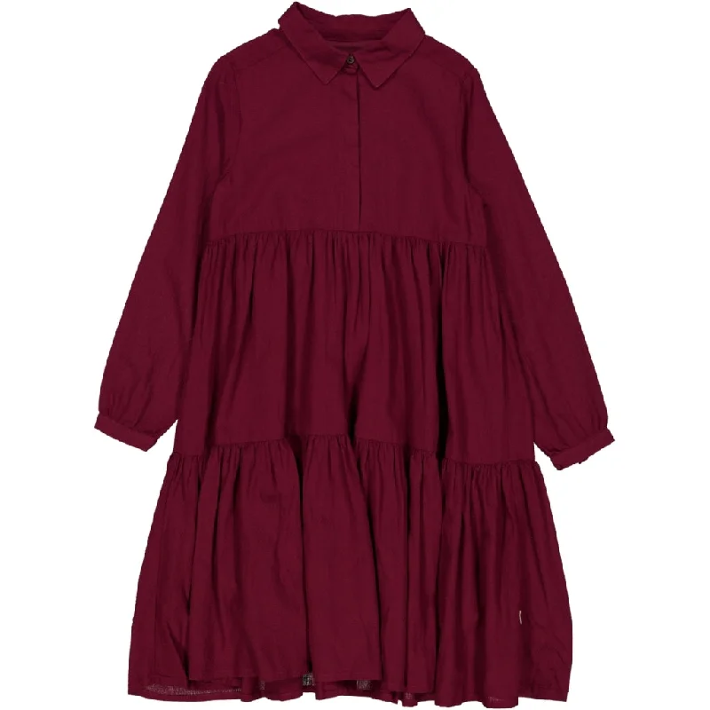 Trendy And Timeless Styles Now At Exclusive Discounts Dress Felucca Lined - red plum