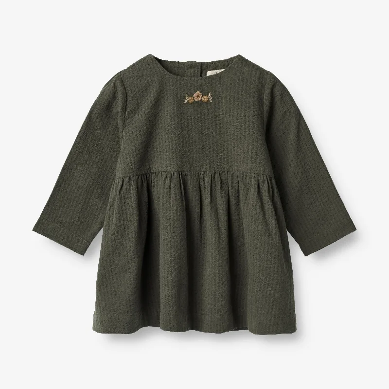 Chic Women's Fashion At Exclusive Promotional Rates Dress Gunvor Embroidery | Baby - black coal