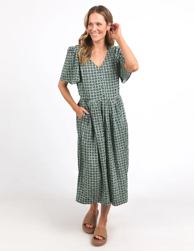Seasonal Sale Tile Geo Dress Tile Geo Print