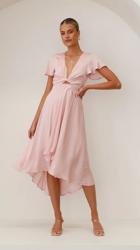 Sleek Style Discounts Sunny Daze Dress - Soft Pink