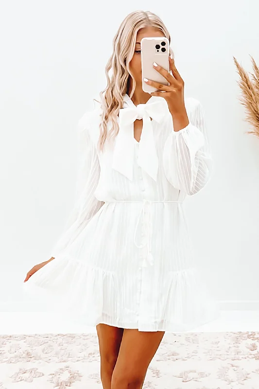 Clearance Event Thelma Dress White