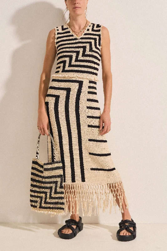Feminine Elegant Camilla Crochet Dress