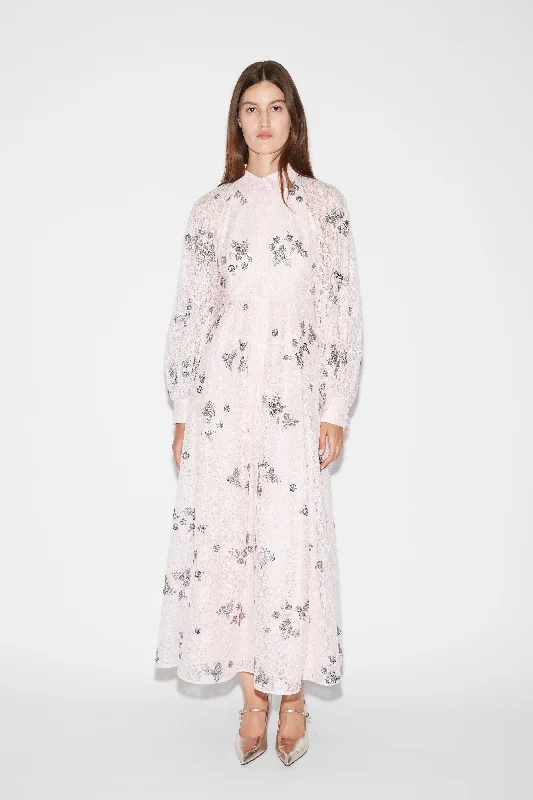 Women's Athletic Outfit LILLI DRESS ROSE EMBROIDERED LACE