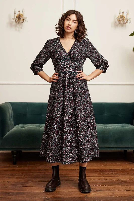Women's Work Apparel Amelia Midnight Ditsy Dress