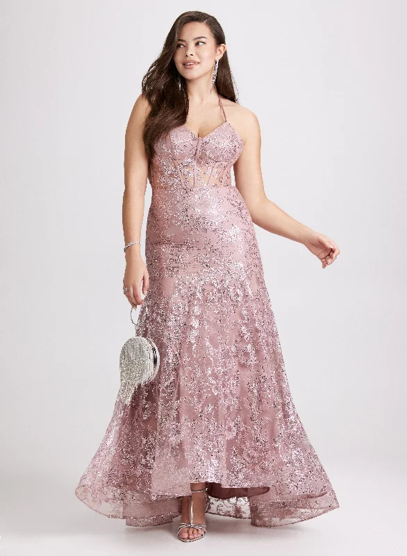 Luxury Fashion Sequined Mermaid Dress