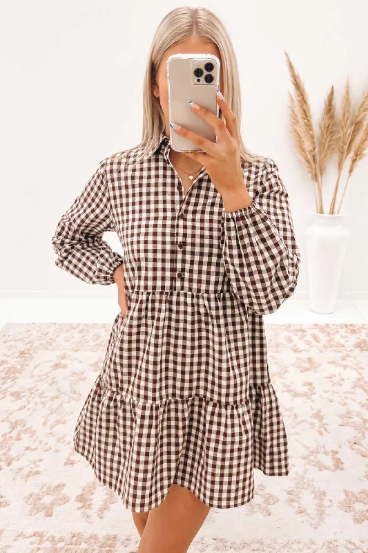Limited Time Harlem Check Dress Checkered