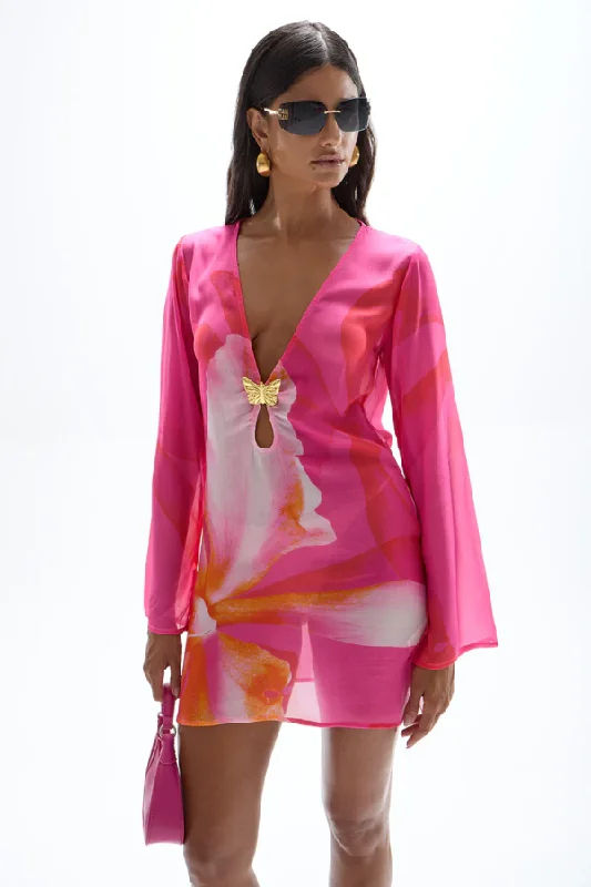 Trendy Street Style Attire Lulu Butterfly Dress Wildflower