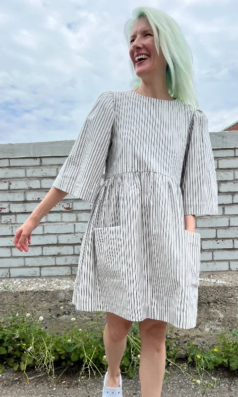 Eco Friendly Fashion Sale Chimney Swift Dress - Ticking Stripe