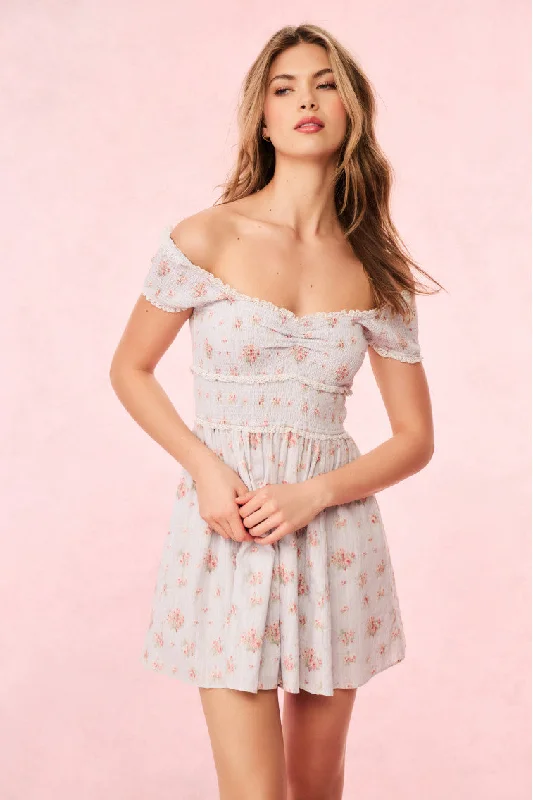 Women's Relaxed Outfit Siona Dress - SKYLIGHT BLUE