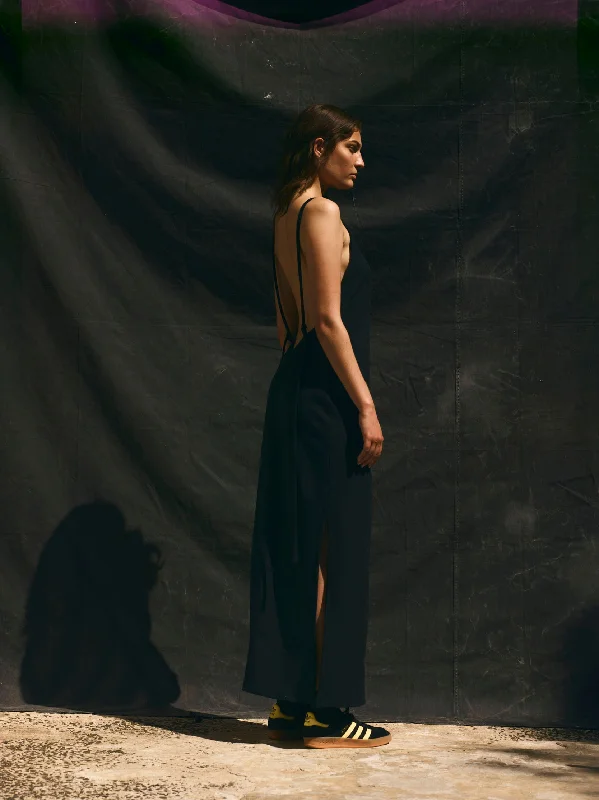 Women's Clothes And Apparel backless knot dress