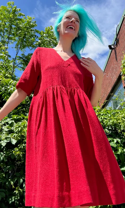 Trend Forward Threads For Her Kiskadee Dress - Red