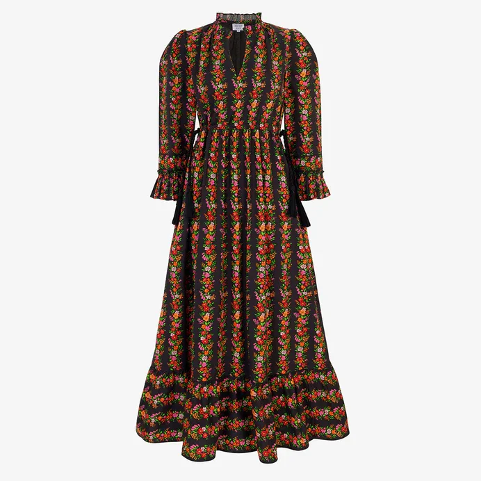 Chic Trends Unveiled Pink City Prints Psychedelic Nights Amelia Dress