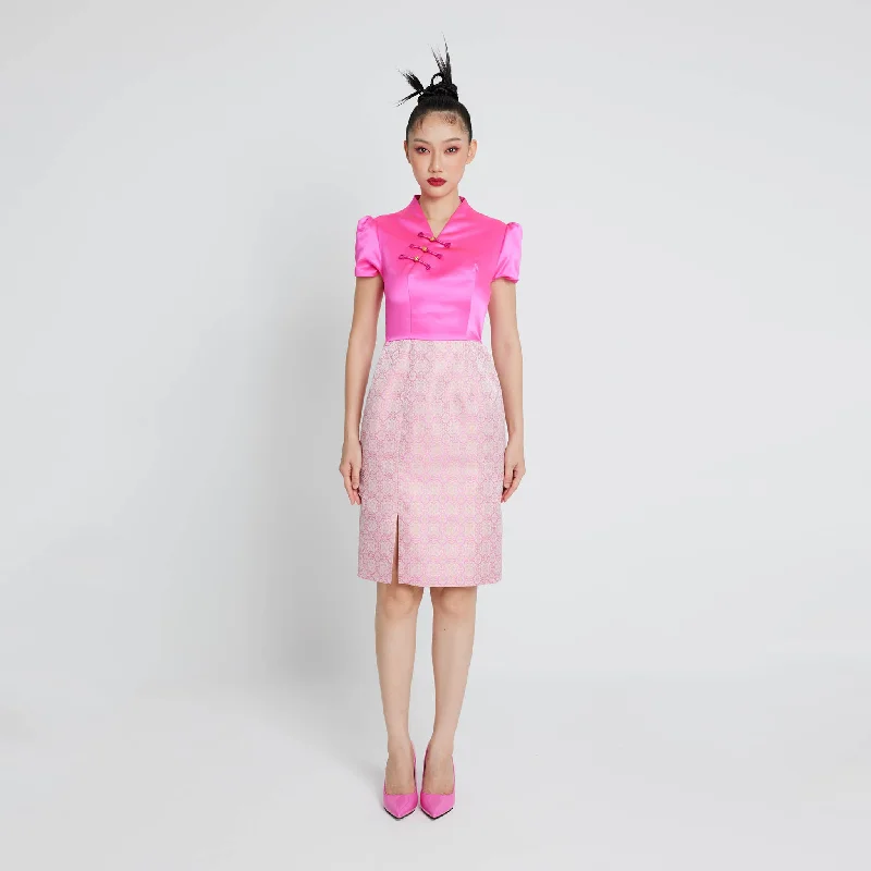 Trendy Women's Outfits for Casual Wear Jin Ming Songket Dress