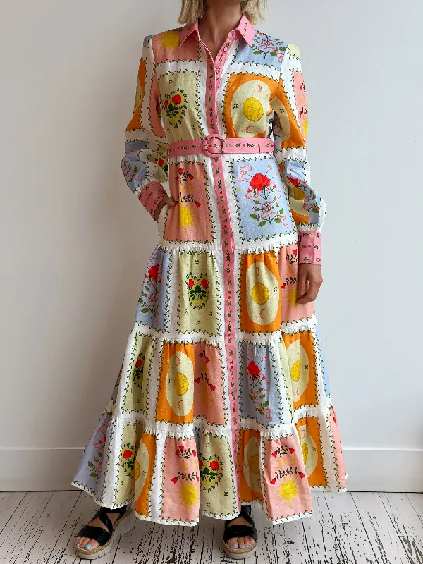 Fashion Deal Aria Dress - Siesta Tile