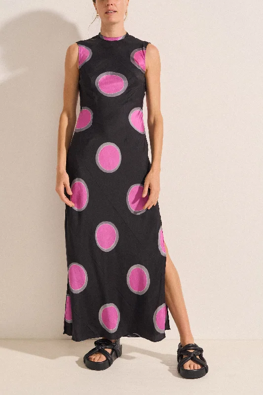 Urban Femme Streetwear Archer Kusama Dot Silk Dress