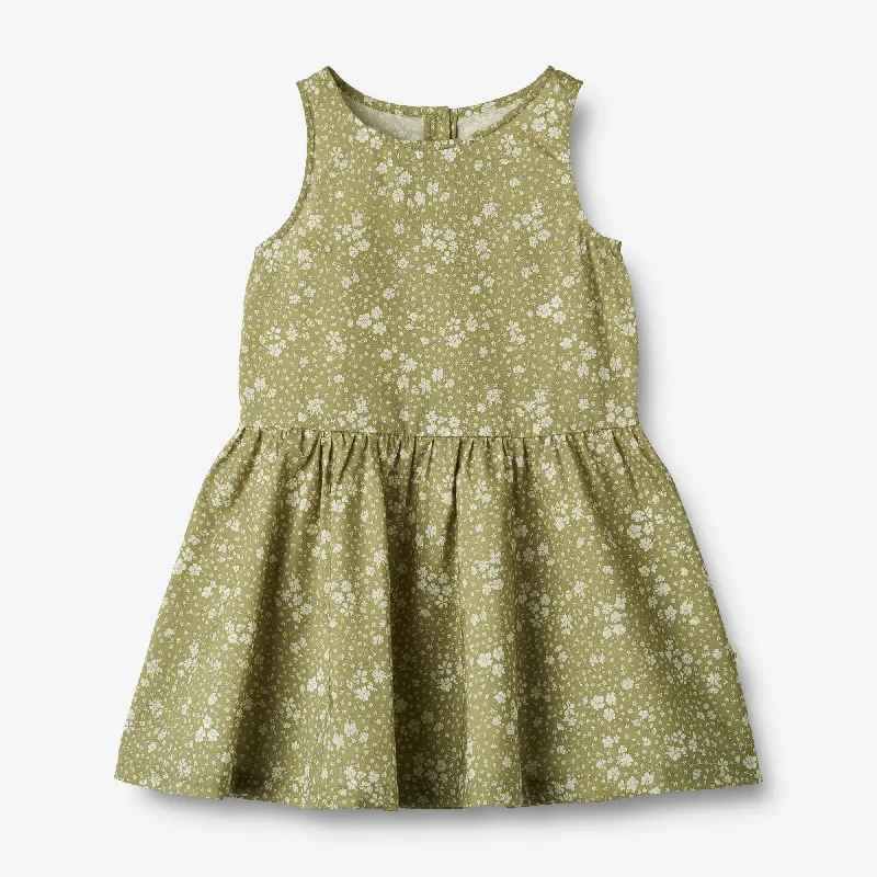 Flash Deals For A Limited Time Dress Nilla - green flowers