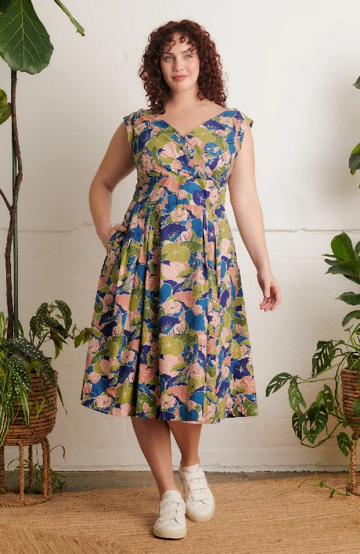 Premium Quality Garments Florence Lotus Flower Dress
