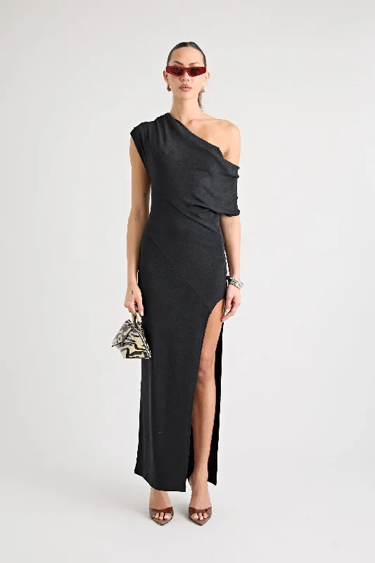 Contemporary Chic MARCELLUS DRESS | BLACK