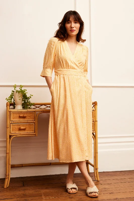 Women's Occasion Wear Clothes Marianna Darjeeling Ditsy Dress