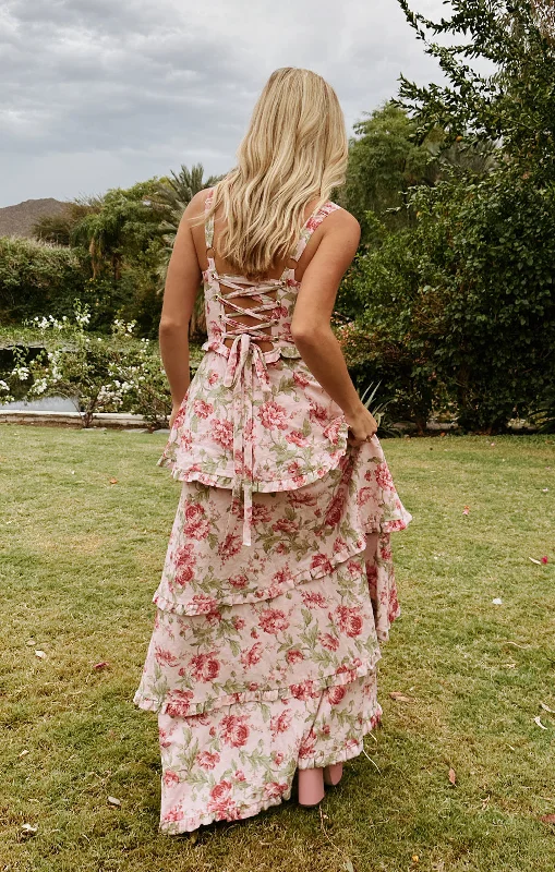 Women's Fashion Clothing Lady Corset Dress ~ Garden Romantic