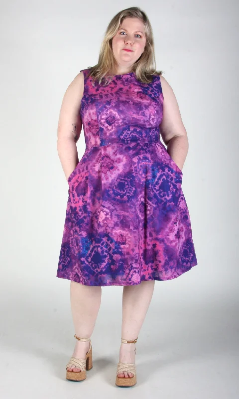 Versatile Wardrobe Essentials Peafowl Dress - McGurple
