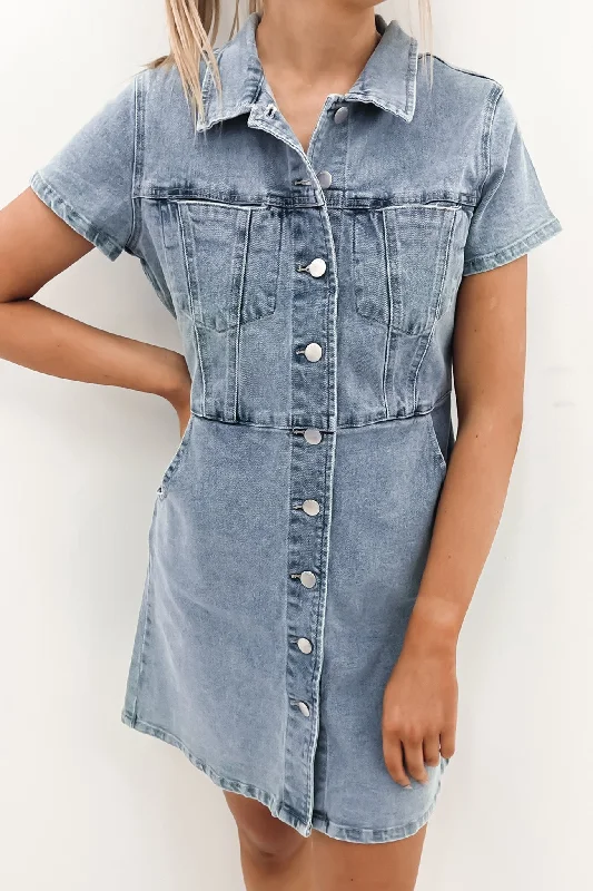 Women's Casual Apparel Angie Dress Vintage Wash