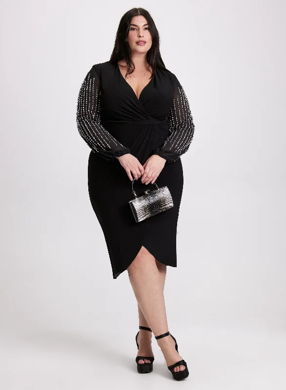Chic Clothes For Women Joseph Ribkoff - Wrap-Style Dress