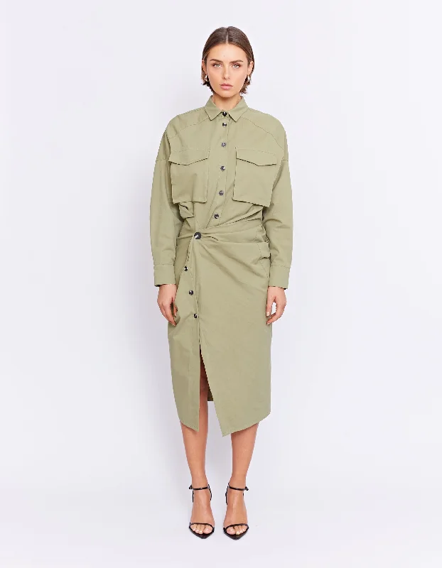 Women's Loungewear Clothes FORBES TWIST DRESS | PISTACHIO