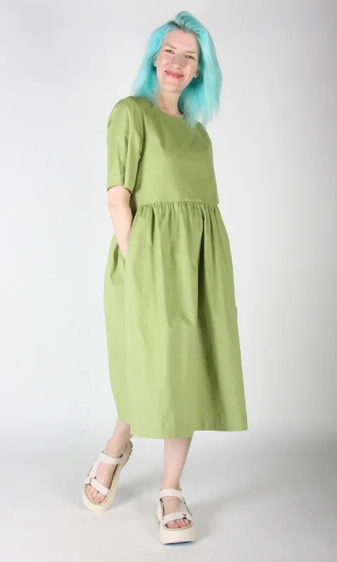 Comfy Women's Outfits for Daily Wear Tiger Shrike Dress - Avocado