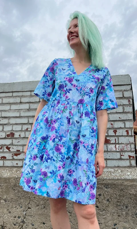 Affordable Luxury Women's Apparel Citril Finch Dress - Have a Nice Day!