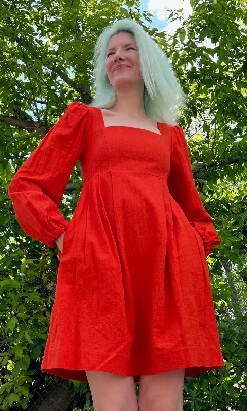Stylish Everyday Clothing Marlinspike Dress - Blood Orange